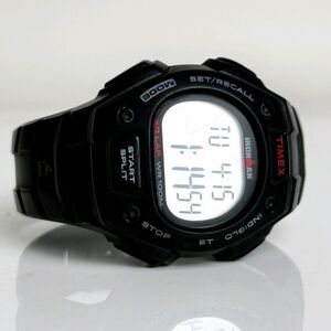 Timex® Ironman Mens Black Resin Strap 30-Lap Watch T5K8229J, NWT